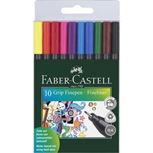 ����� ����������� ����� Faber-Castell Grip Finepen10��.,0,4��,������,151610