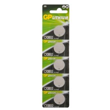 ��������� GP CR2032, 3V, �����, ��/5��