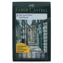 ����� ����������� ����� Faber-Castell Pitt Artist Pen Soft Brush 8��,167808