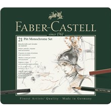 ����� �������������� ������� Faber-Castell Pitt Monochrome,21 �����, 112976