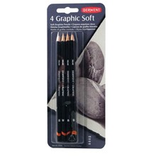 ����� ���������� �������������� Derwent Graphic Soft 4�� 6B/4B/2B/HB, 39005