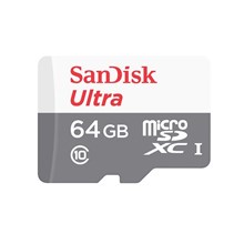 ����� ������ SanDisk Ultra microSDXC UHS-I Cl10 +��, SDSQUNS-064G-GN6TA