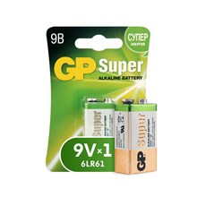 ��������� GP Super 6LR61/����� 9V/1604A �������. ��/1 GP1604A-5CR1
