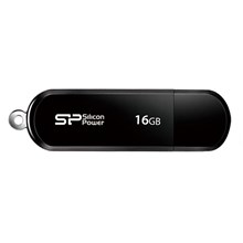 ����-������ Silicon Power LuxMini 322, 16Gb, USB 2.0, ���, SP016GBUF2322V1K
