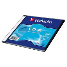   CD-R, 52x, Verbatim Extra Protection, Slim/1, 43347