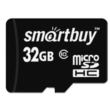 ����� ������ SmartBuy microSDHC 32Gb UHS-I Cl10 +��, SB32GBSDCL10-01