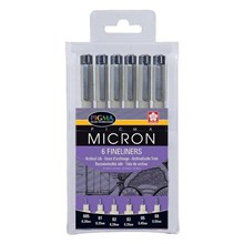 ����� ������� �������. ������� Sakura Pigma Micron 6�� ������ PO(XSDK-6)