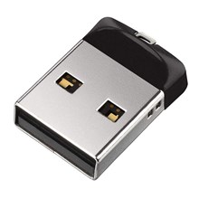 ����-������ SanDisk Cruzer Fit, 16Gb, USB 2.0, ���, SDCZ33-016G-G35