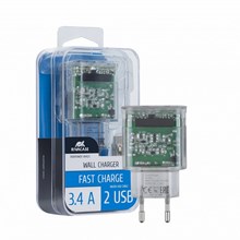 �������� ���������� �������, 2 USB, 3.4�, ���. micro, RivaCase, VA4123 TD1
