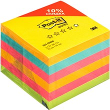 ����-����� Post-it 654-RNBW ������ ����  76�76, 4 �����, 6 ��.�100 �.