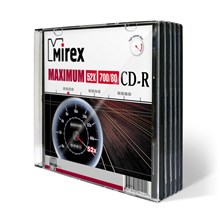 �������� ���������� CD-R, 52x, Mirex Maximum, Slim/5, UL120052A8F