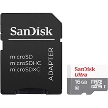   SanDisk Ultra microSDHC UHS-I Cl10 +, SDSQUNS-016G-GN3MA