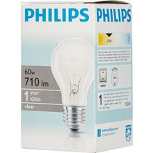   Philips / 60W E27 CL/A55 (10/120)