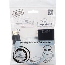 ���������� DisplayPort - VGA, �/F, 0.15 �, v1.1a, Cablexpert, A-DPM-VGAF-02