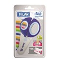 Ножницы детские Milan Funny с пластиковыми лезвиями, блистер (BWM10152)(ДС)