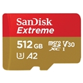   SanDisk Extreme microSDXC UHS-I A2 +, SDSQXA1-512G-GN6MA