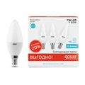 ����� ������������ Gauss LED Elementary ����� 7W E14 4100K, 3��/��, 33127T