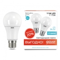 ����� ������������ Gauss LED Elementary A60 11W E27 4100K, 2��/��, 23221P