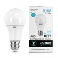 ����� ������������ Gauss LED Elementary A60 10�� E27 920�� 4100K (23220)