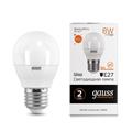 ����� ������������ Gauss LED Elementary ��� 8�� E27 520�� 3000K (53218)