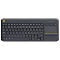  Logitech (920-007147) Wireless Keyboard K400 Plus, Black